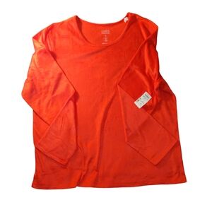 Croft & Barrow OEKO-TEX Long Sleeve Sleepwear Top Size XL